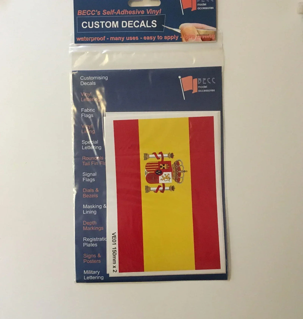 Spain National Flag - Model Realm