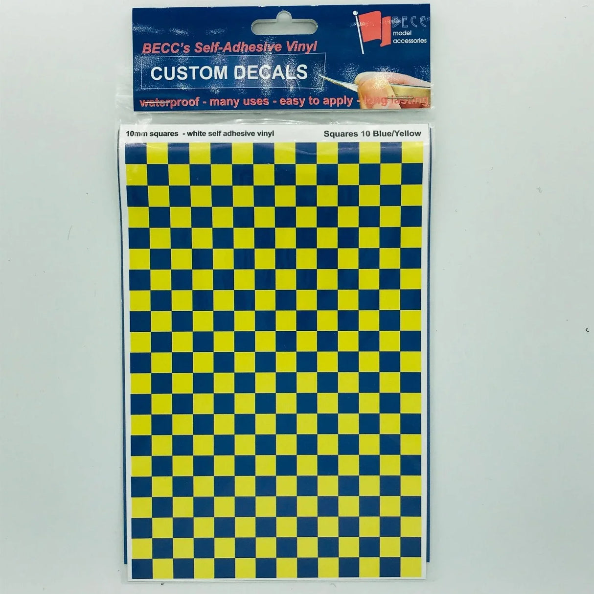 Squares Blue & Yellow 5mm - Model Realm