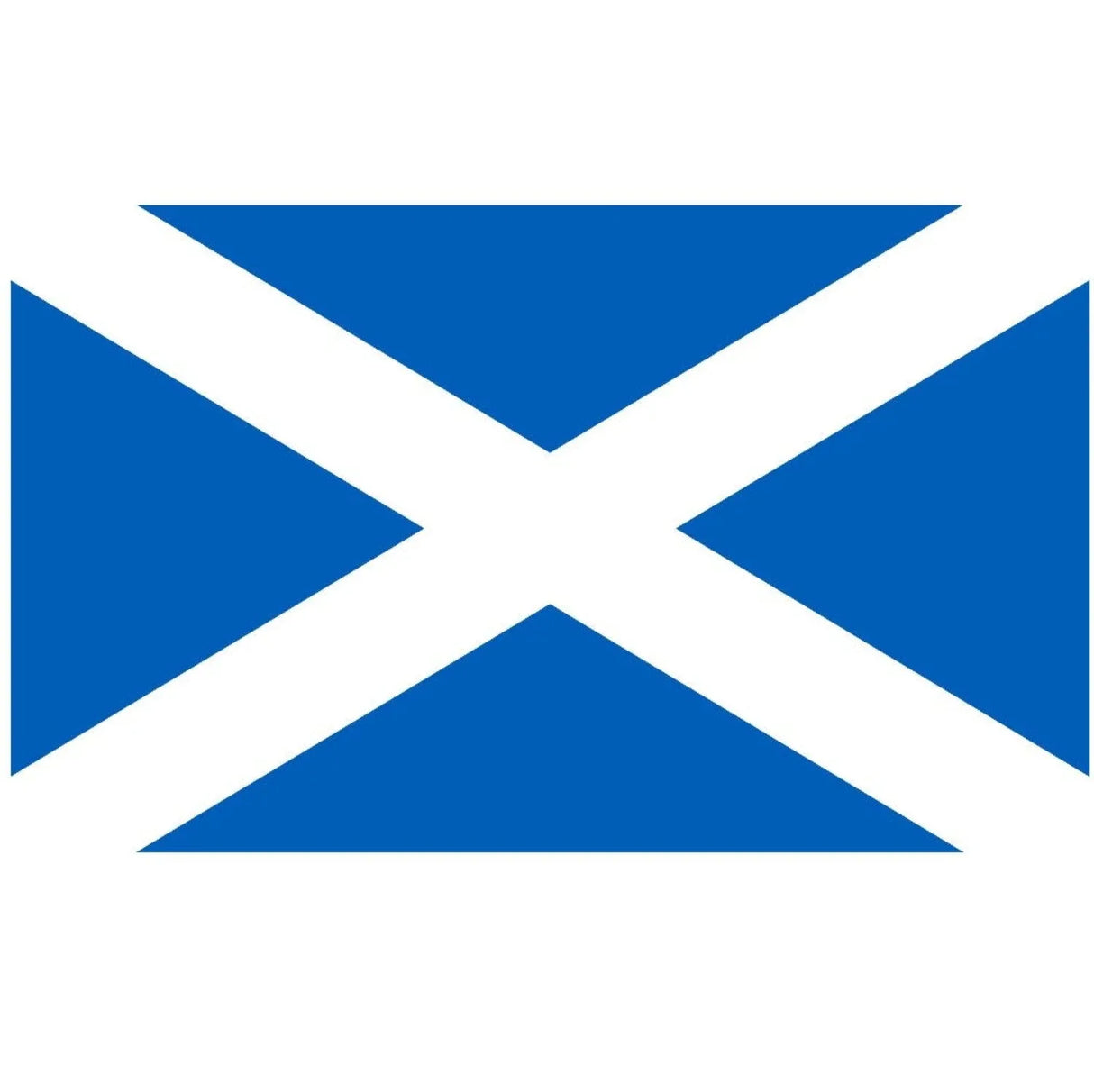 St Andrews Saltire Modern 75mm - Model Realm