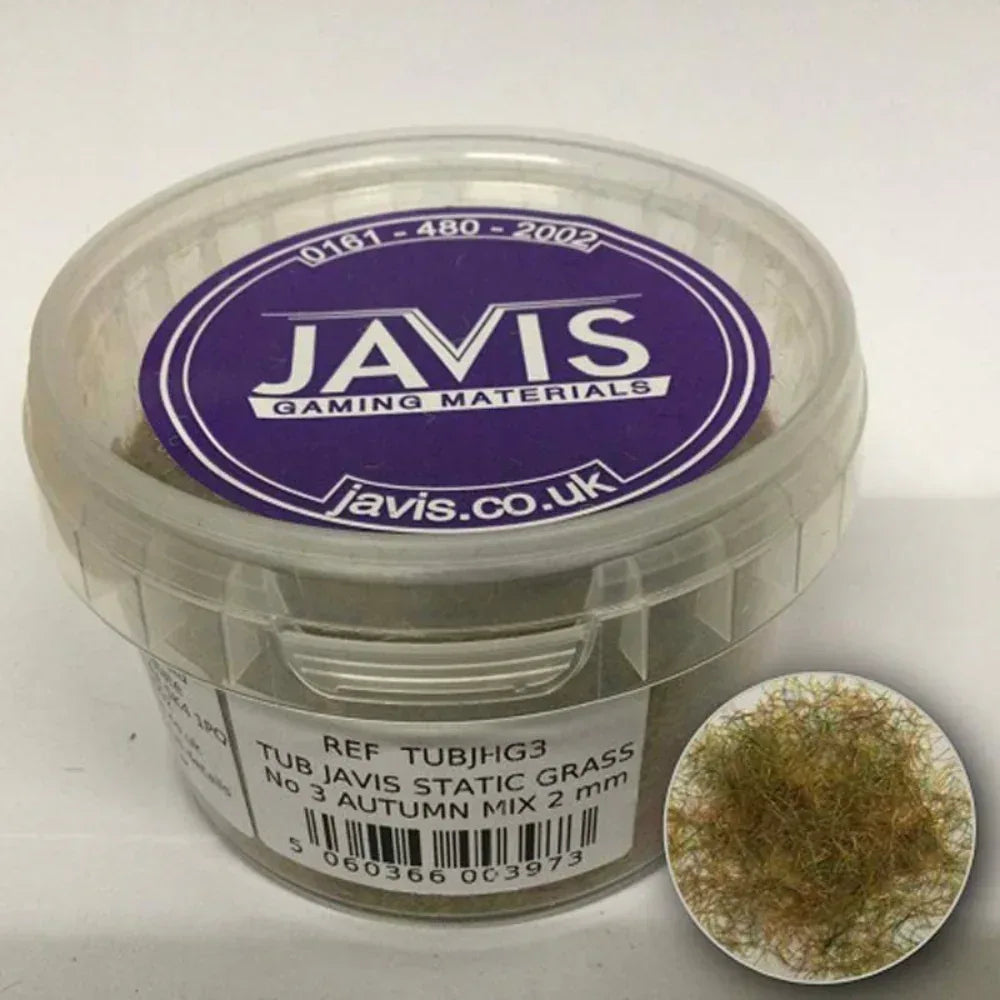 Hairy Grass Autumn Mix 2mm - Model Realm