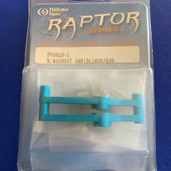 PV0629L Machined Washout Arm R60/90 - Blue - Model Realm
