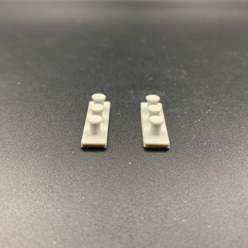 Model Boat Fittings Triple Bollards
