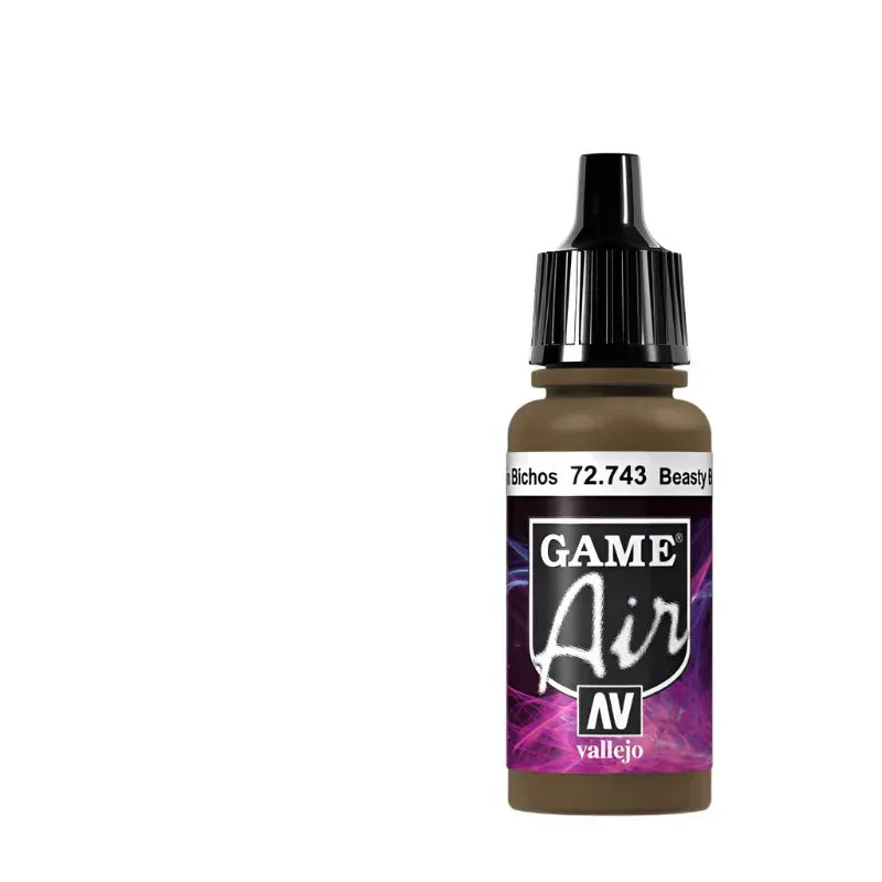 Vallejo Game Air Acrylic Beasty Brown 17ml - Model Realm