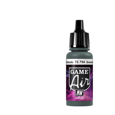 Vallejo Game Air Acrylic Gunmetal 17ml -  -  - Model Realm