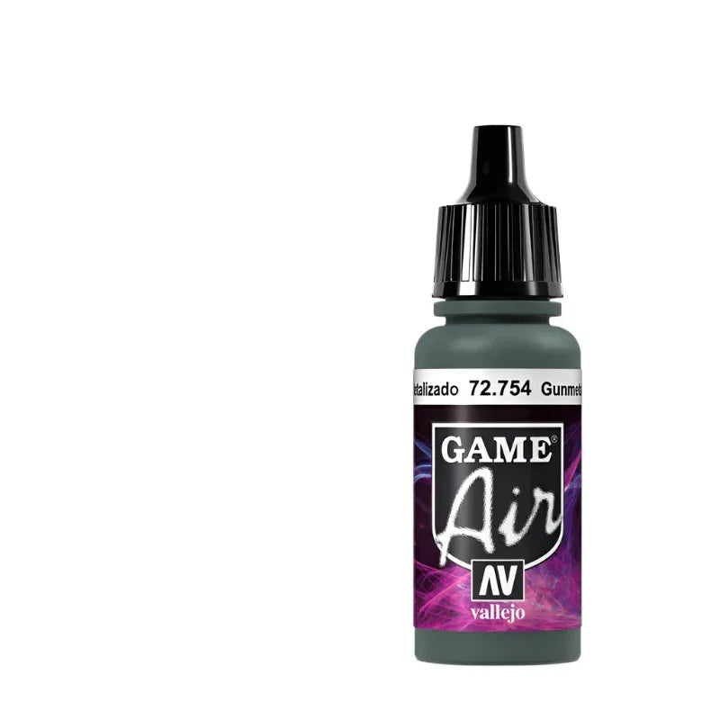 Vallejo Game Air Acrylic Gunmetal 17ml - Model Realm