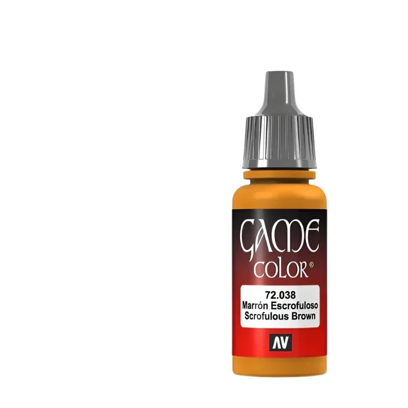 Vallejo Game Color Acrylic Scrofulous Brown 17ml - Model Realm