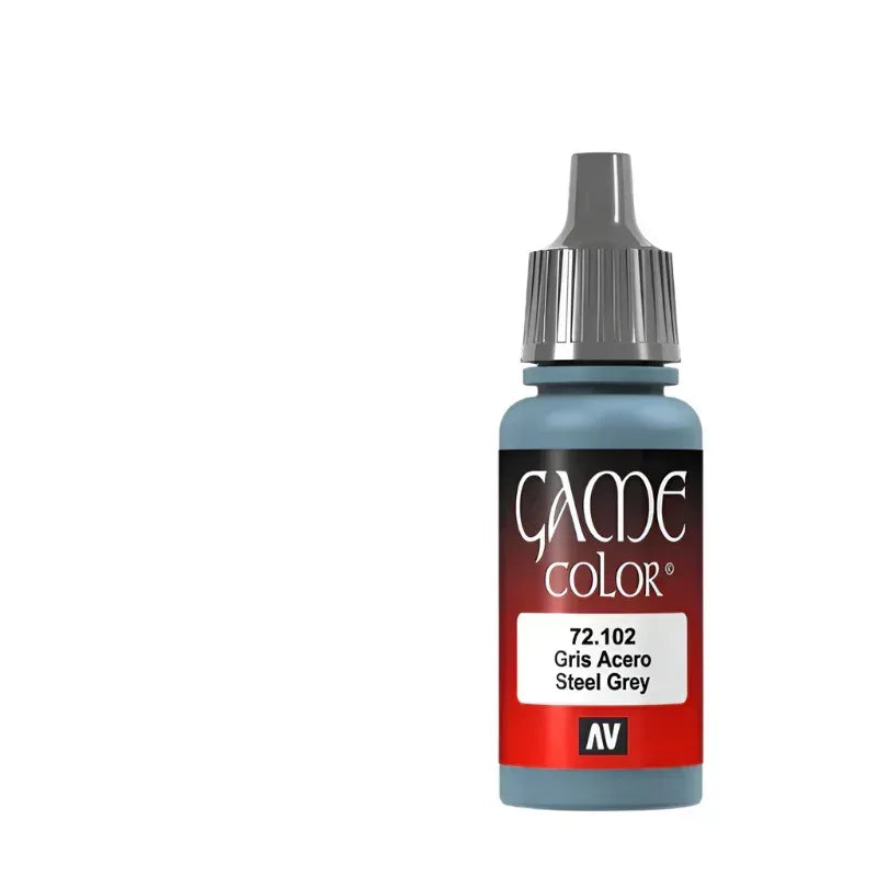 Vallejo Game Color Acrylic Steel Grey 17ml - Model Realm