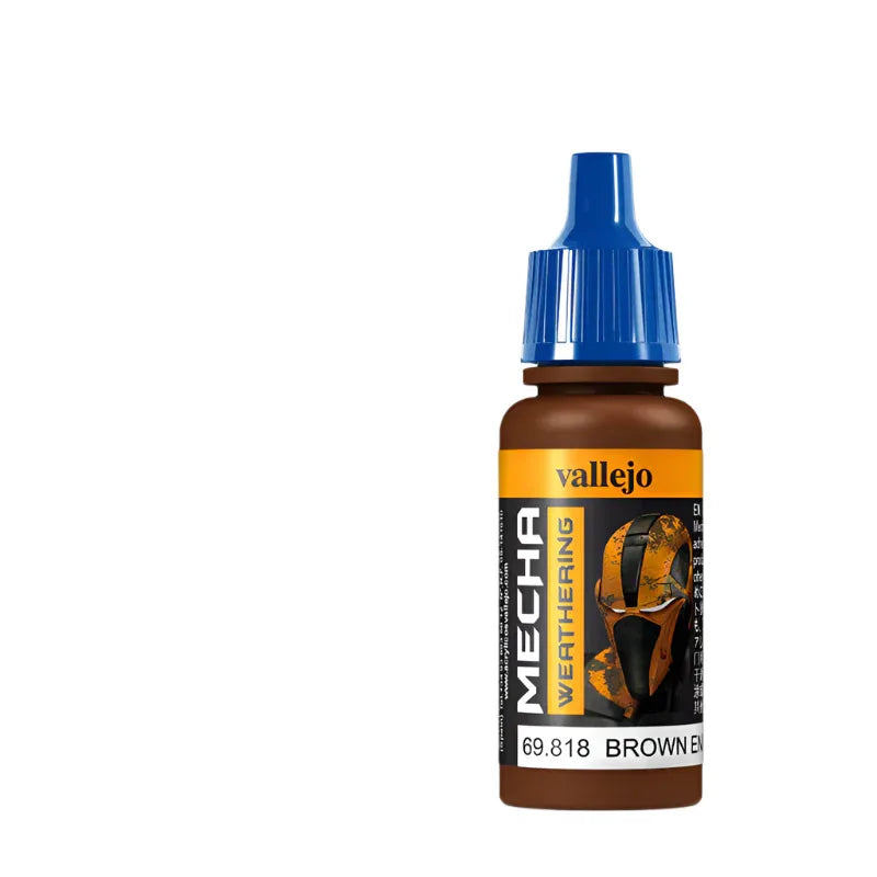 Vallejo Mecha Color Brown Engine Soot Matt 17ml - Model Realm