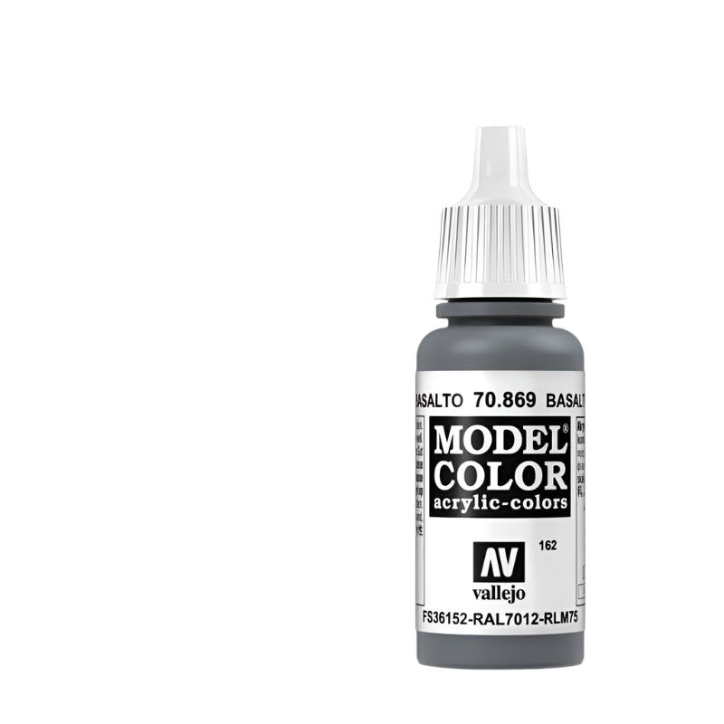 Vallejo Model Color Acrylic Basalt Grey 17ml -  -  - Model Realm