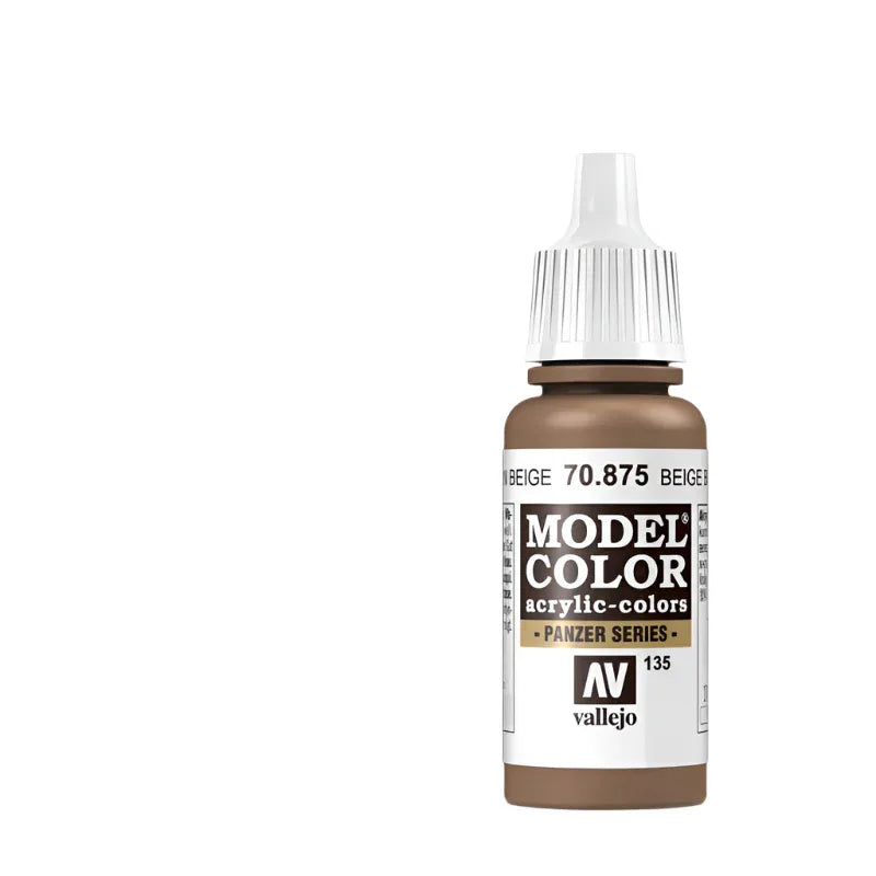 Vallejo Model Color Acrylic Beige Brown 17ml - Model Realm
