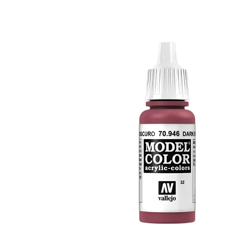 Vallejo Model Color Acrylic Dark Red 17ml - Model Realm