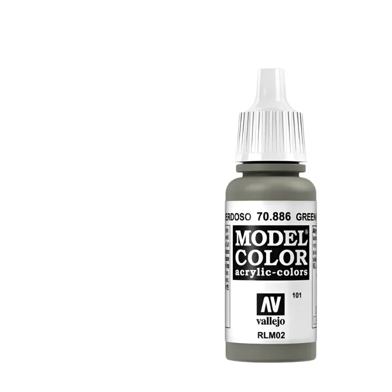 Vallejo Model Color Acrylic Green Grey 17ml - Model Realm