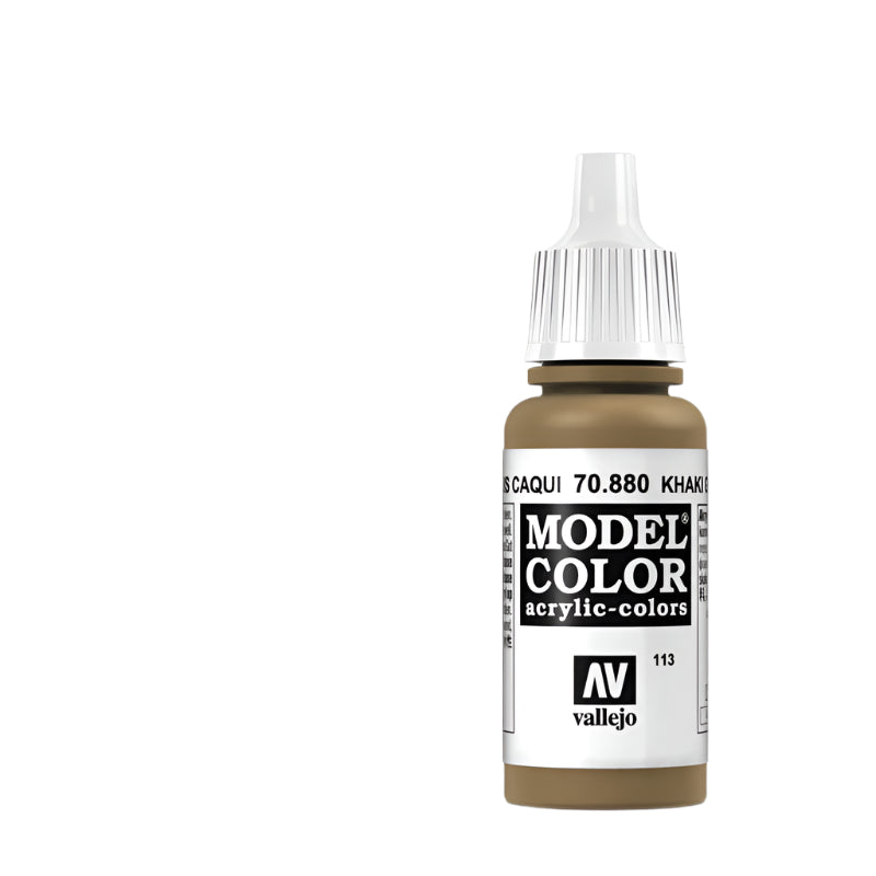 Vallejo Model Color Acrylic Khaki Grey 17ml - - - Model Realm