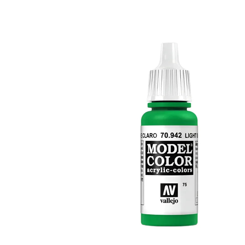 Vallejo Model Color Acrylic Light Green 17ml - Model Realm