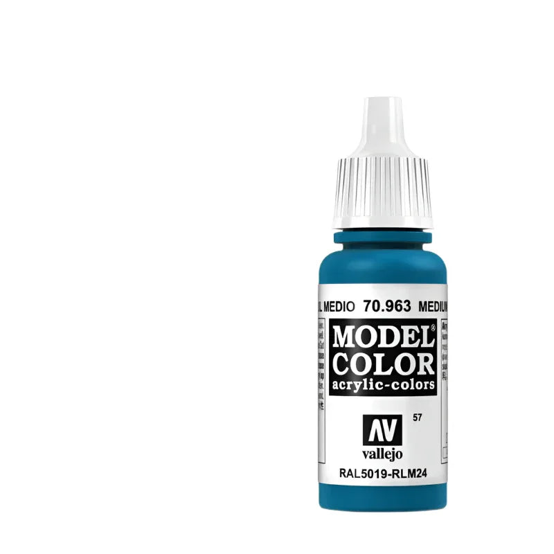 Vallejo Model Color Acrylic Medium Blue 17ml - Model Realm