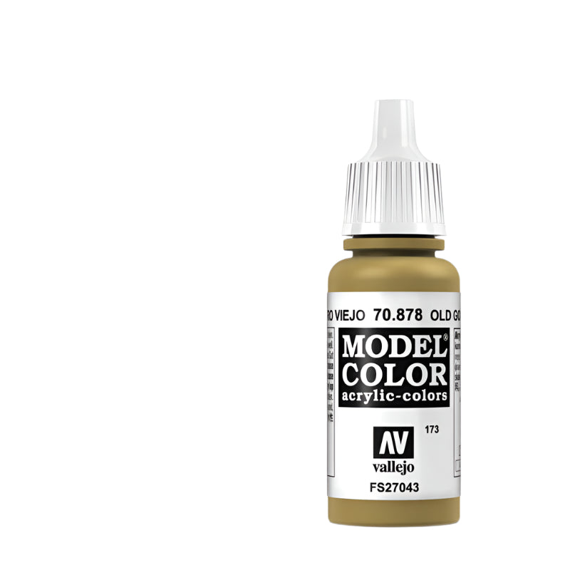 Vallejo Model Color Acrylic Metallic Old Gold 17ml -  -  - Model Realm
