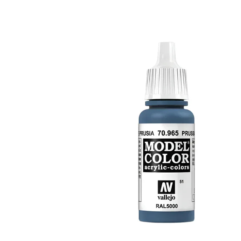 Vallejo Model Color Acrylic Prussian Blue 17ml - Model Realm
