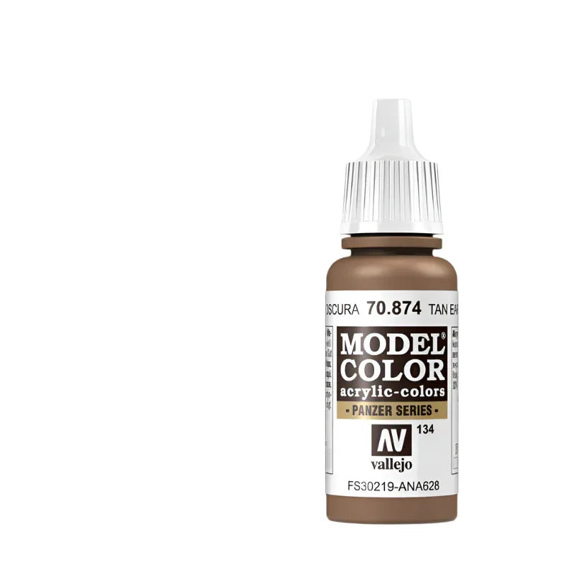 Vallejo Model Color Acrylic Tan Earth 17ml - Model Realm