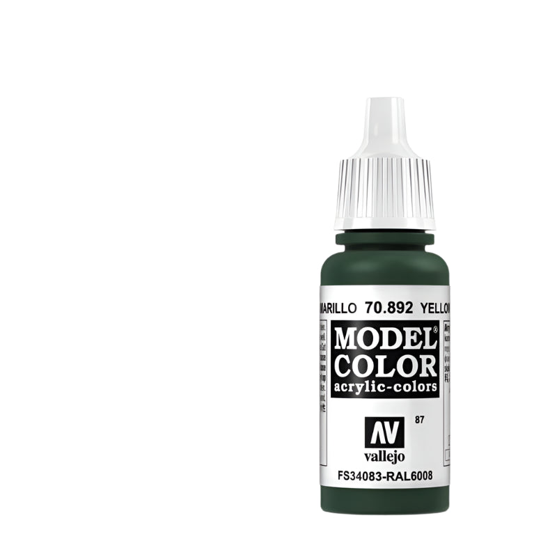 Vallejo Model Color Acrylic Yellow Olive 17ml - - - Model Realm