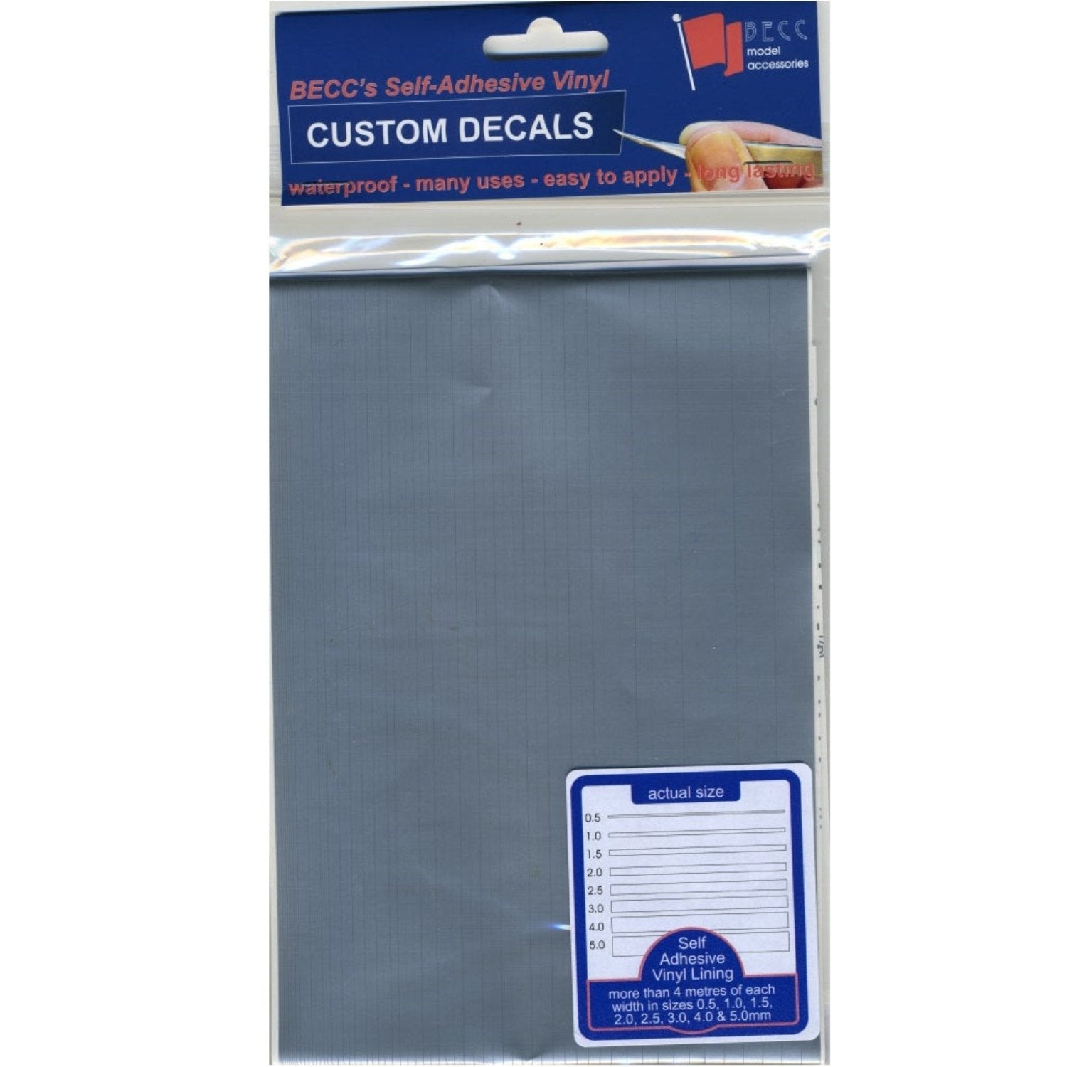 Vinyl Lining Silver Narrow -  -  - Model Realm