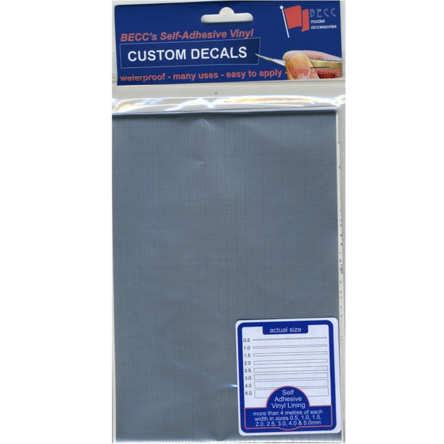 Vinyl Lining Silver Narrow -  -  - Model Realm