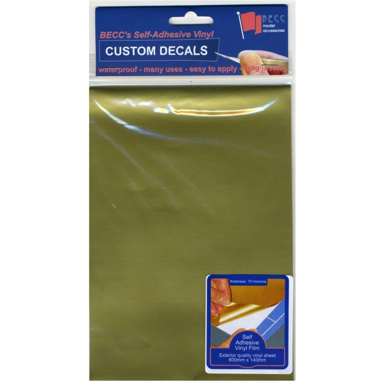 Vinyl Sheet Gold - - - Model Realm