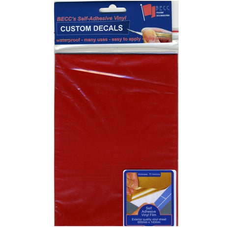 Vinyl Sheet Red -  -  - Model Realm