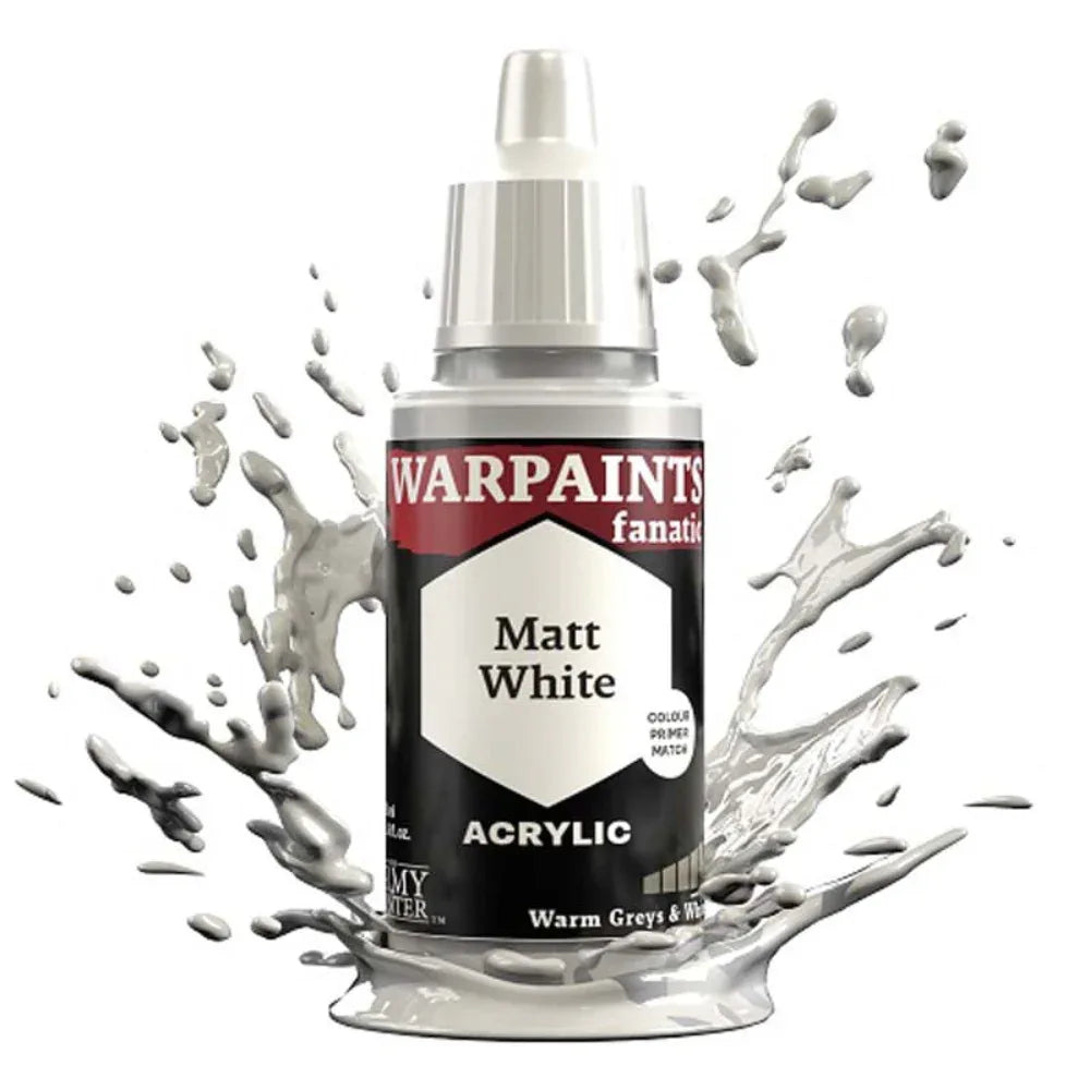 Warpaints Fanatic Matt White 18ml - Model Realm
