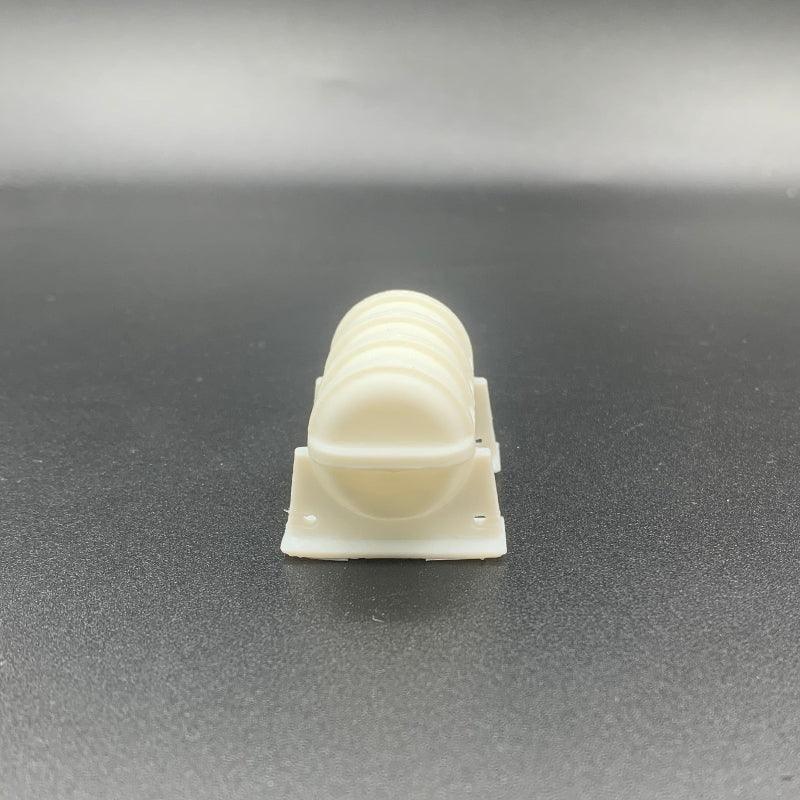 White Liferaft Canister for Model Boat Fittings