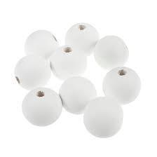 Fishing Boat Net Floats 8mm White - Model Realm