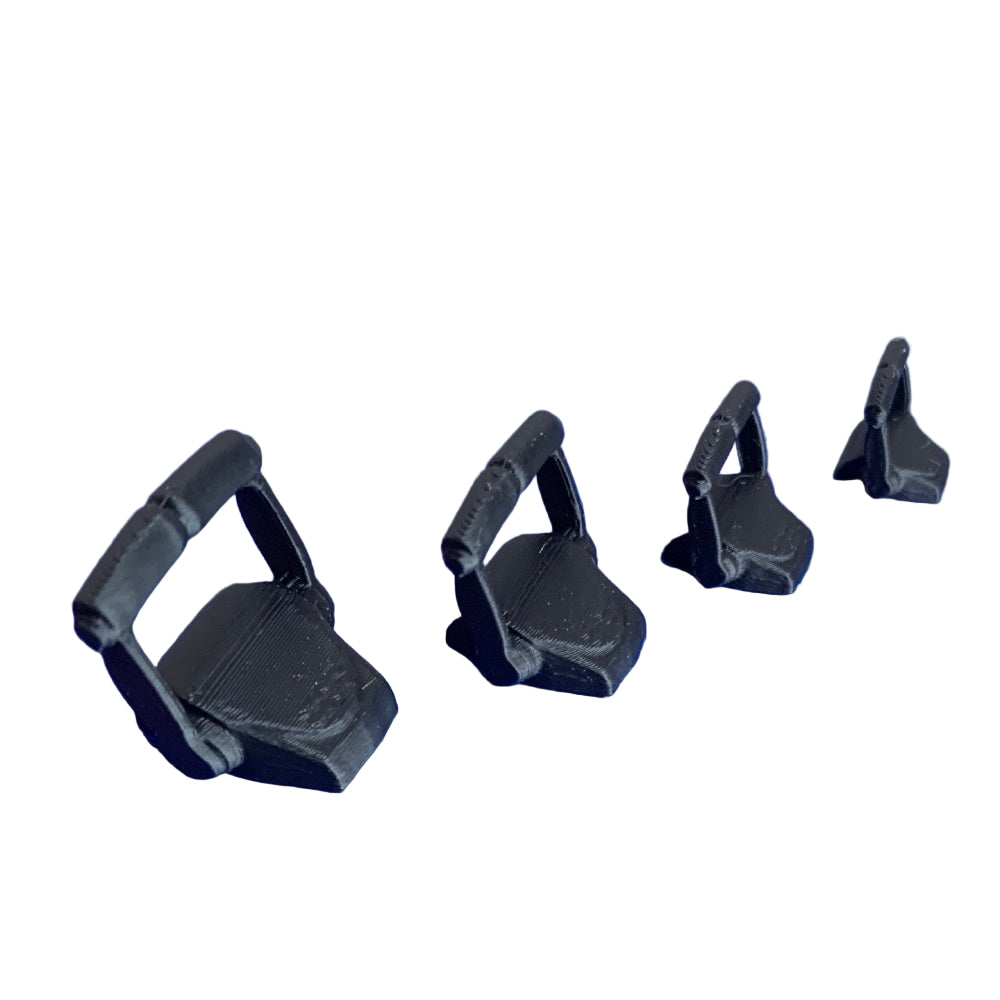 Black Twin Throttle Control model ship fittings