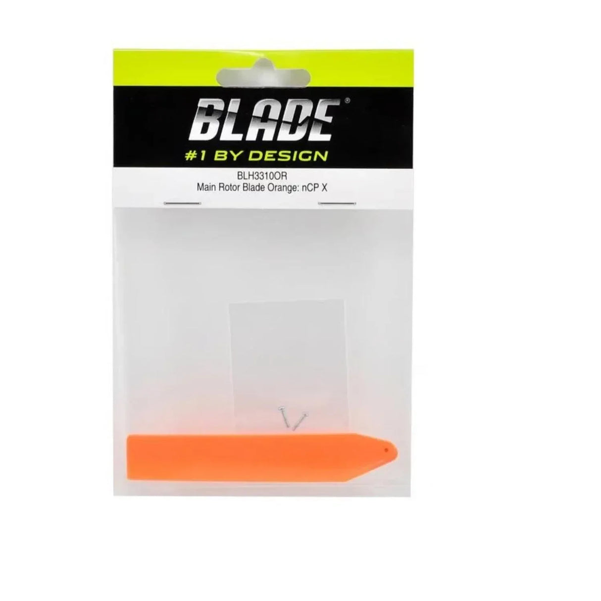 BLH3310OR Nano CP X Orange Main Rotor Blade Set - Model Realm