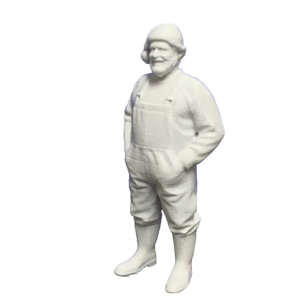 Model Boat Crew Figure Festive Fisherman Standing - Model Realm