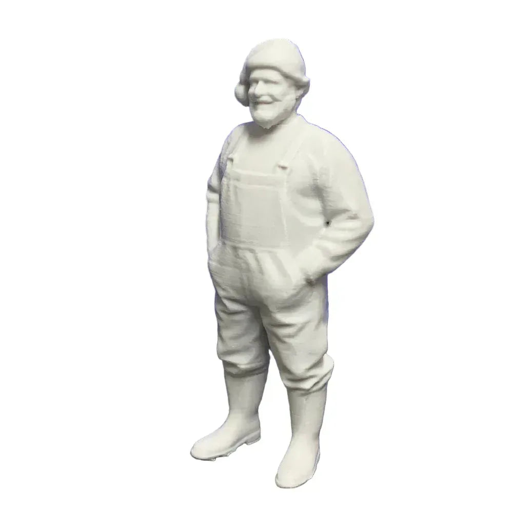 Model Boat Crew Figure Festive Fisherman Standing - Model Realm
