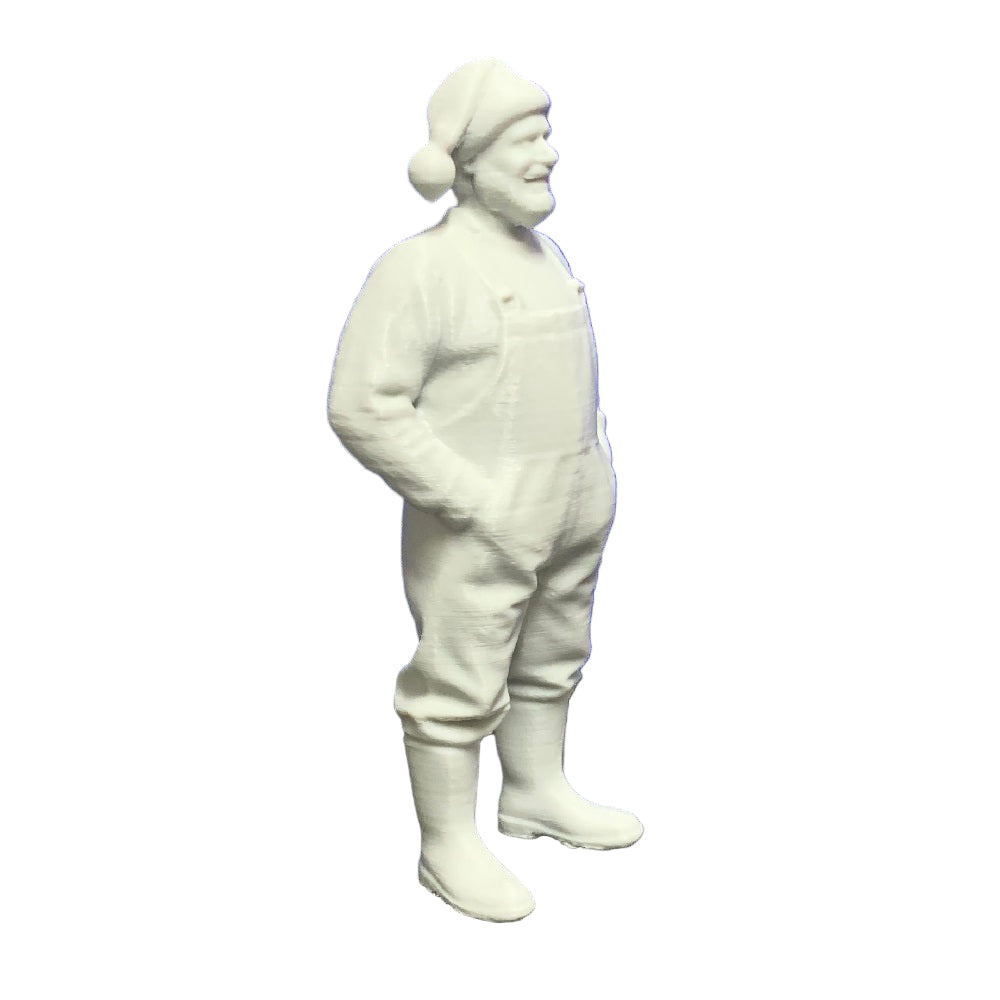 Model Boat Crew Figure Festive Fisherman Standing