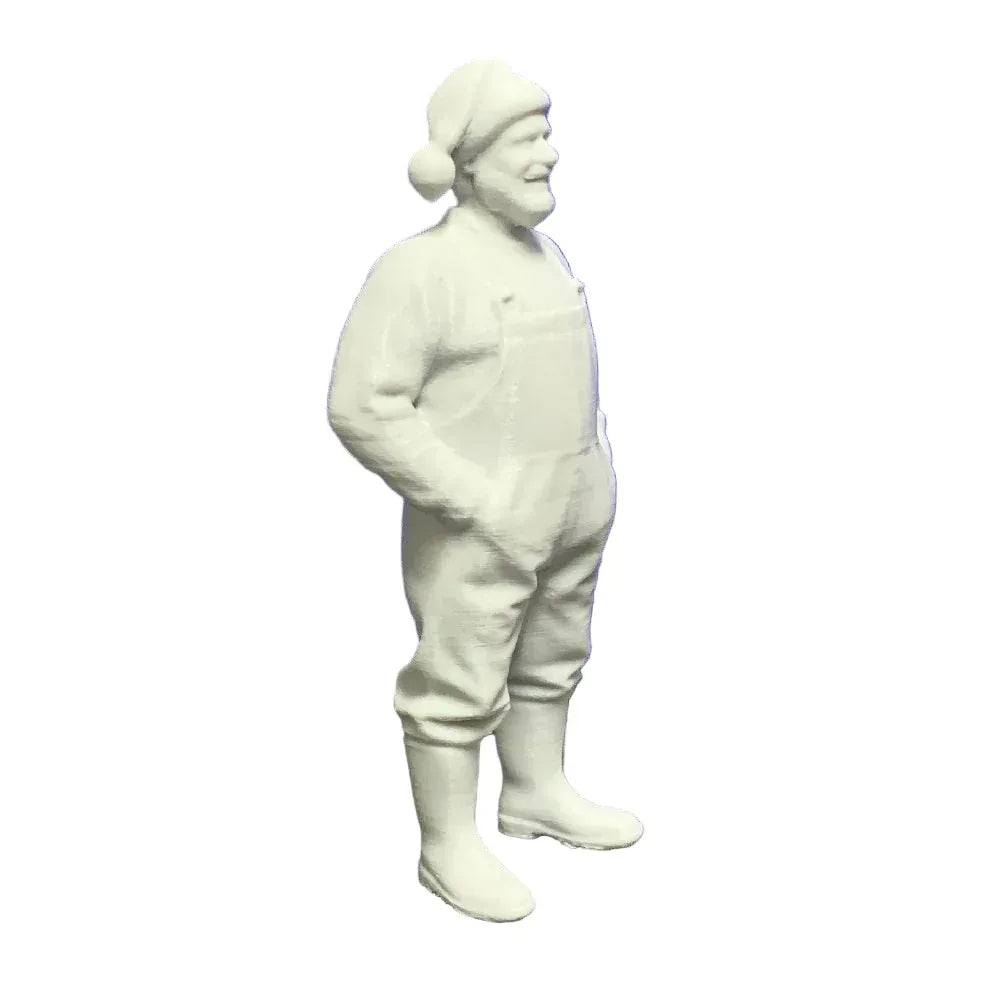 Model Boat Crew Figure Festive Fisherman Standing - Model Realm