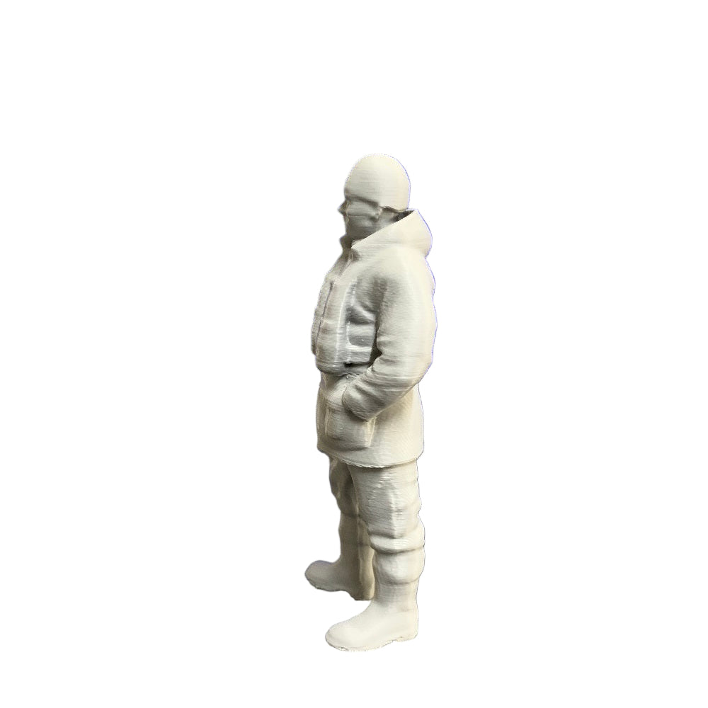 Model boat fittings crew figure fisherman