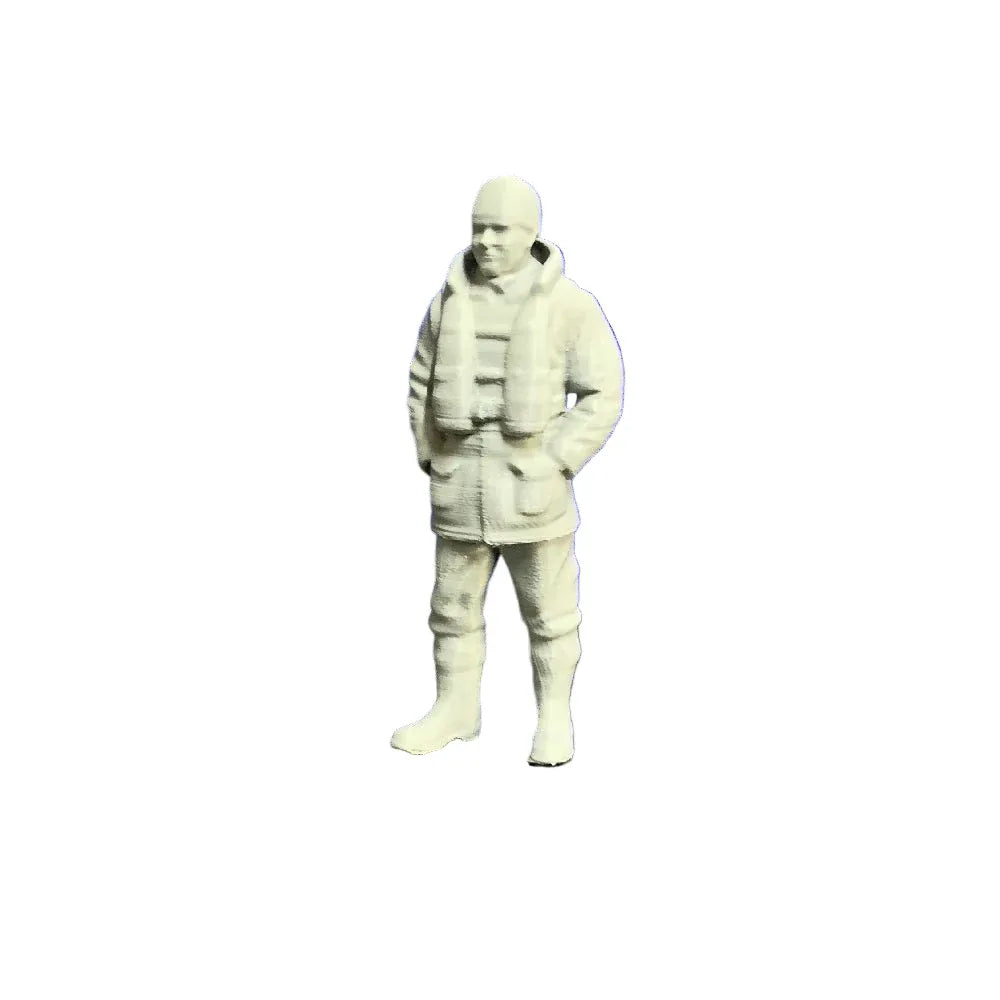 Model Boat Crew Figure with Lifejacket - Model Realm