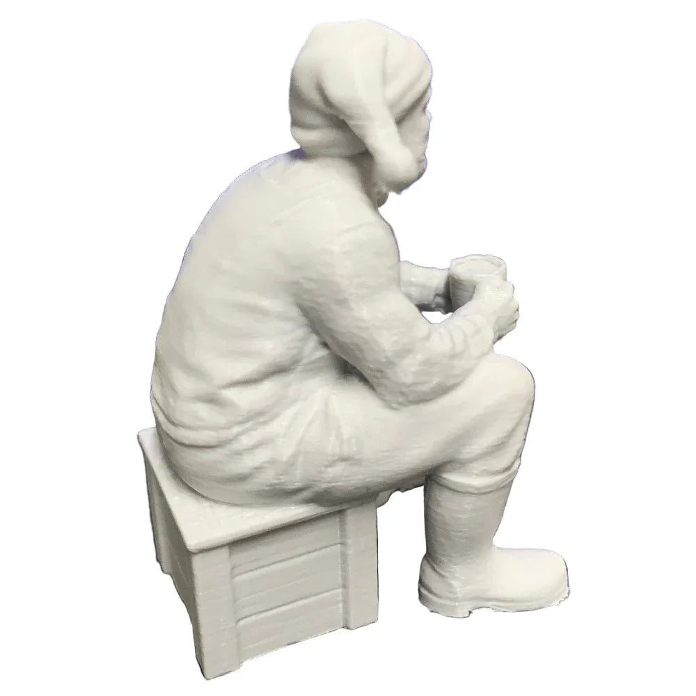 Festive Trawler Fisherman Tea Break - Model Realm