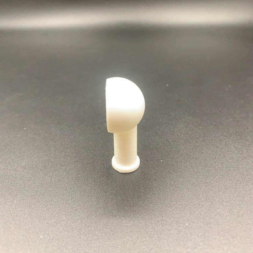 model boat fittings White PLA model boat cowl vent