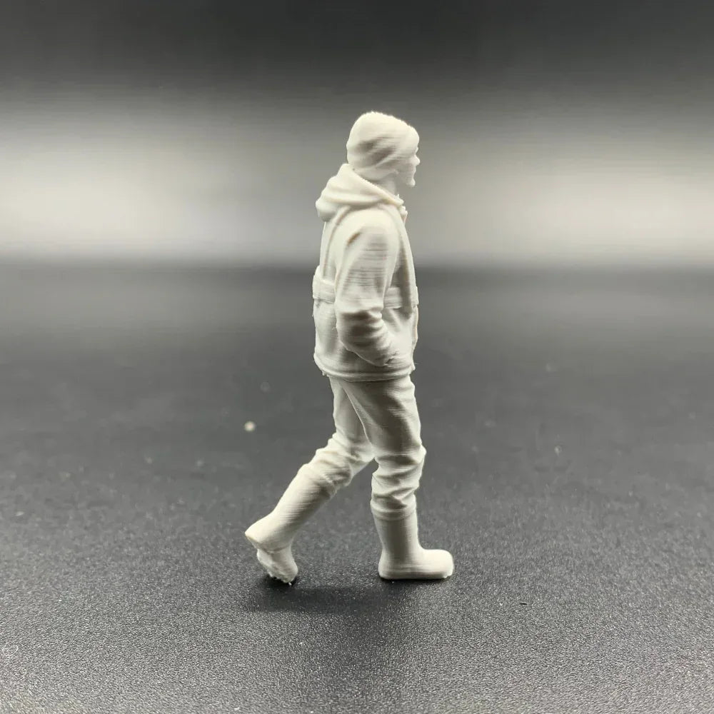 model boat crew figure walking scaled in the picture at 1/32