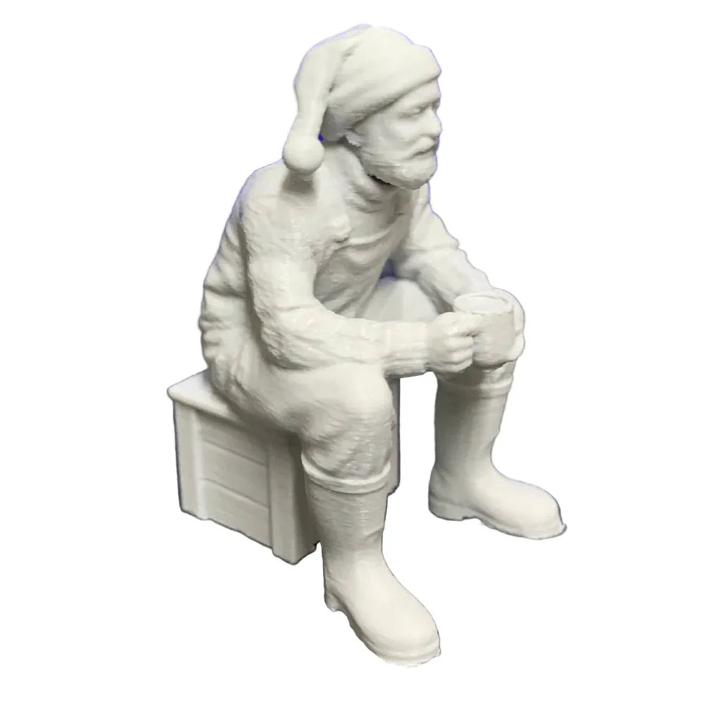 Festive Trawler Fisherman Tea Break - Model Realm