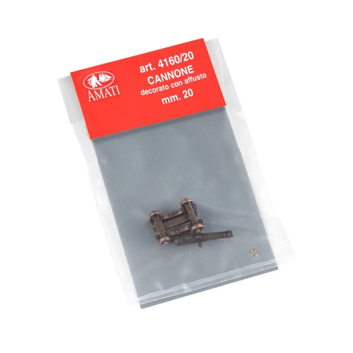 Amati Cannon With Carriage 20mm - Model Realm