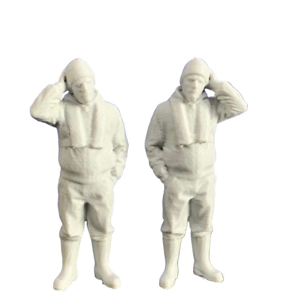 Model Boat Crew Figure Fisherman Standing