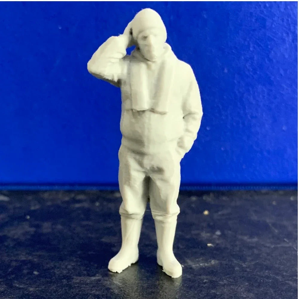 Model Boat Crew Figure Fisherman Standing - Model Realm