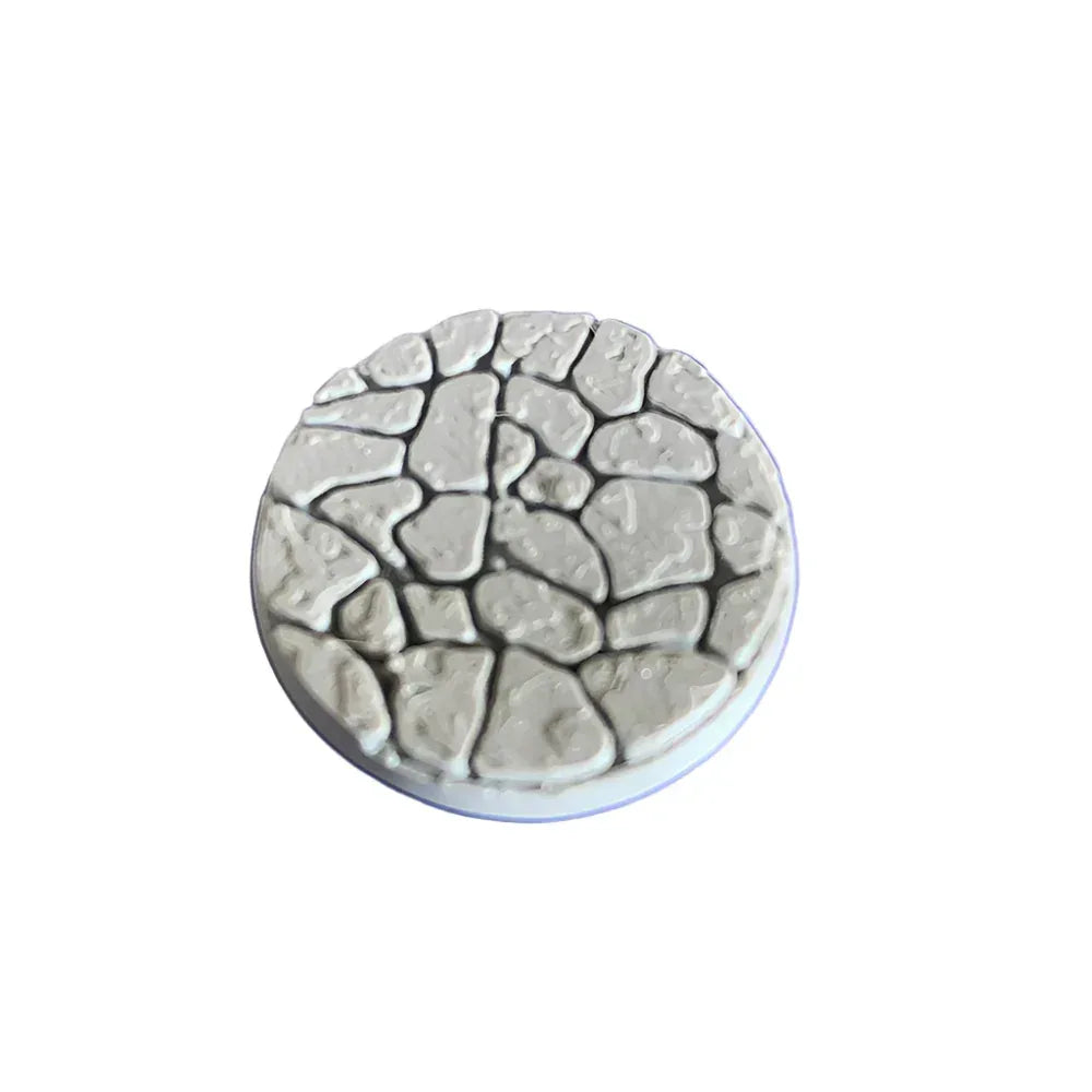 Round Bases Crazy Paving - Model Realm