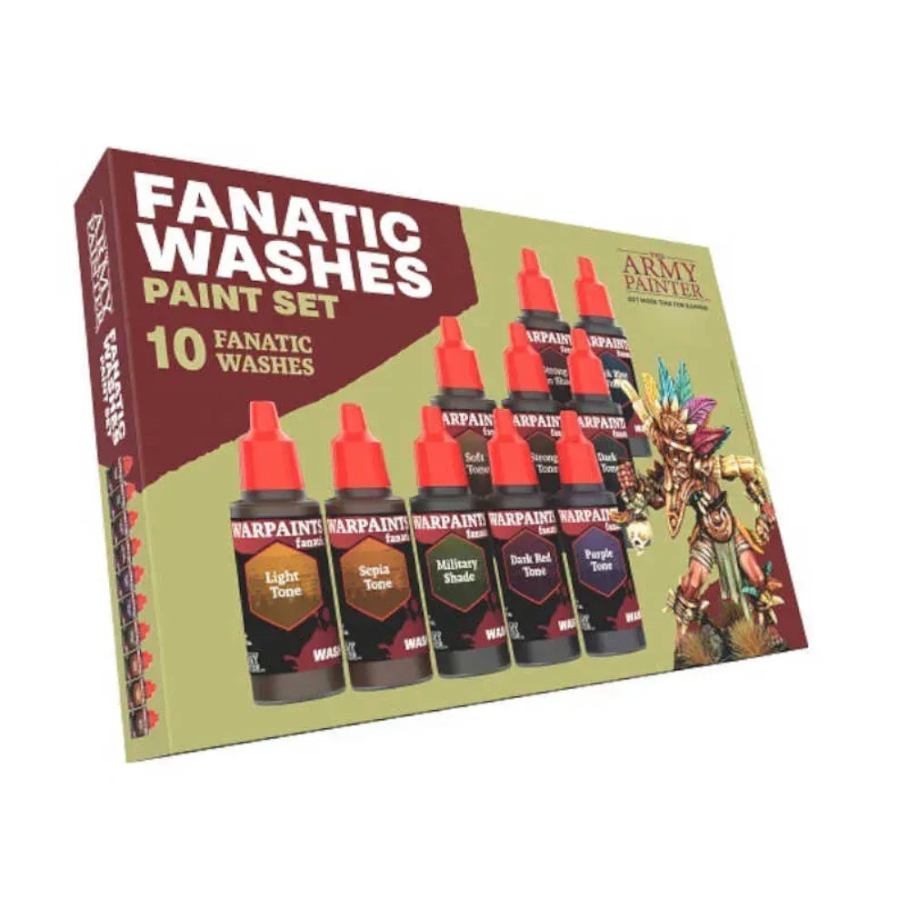 Warpaints Fanatic Washes Paint Set The Army Painter - Model Realm