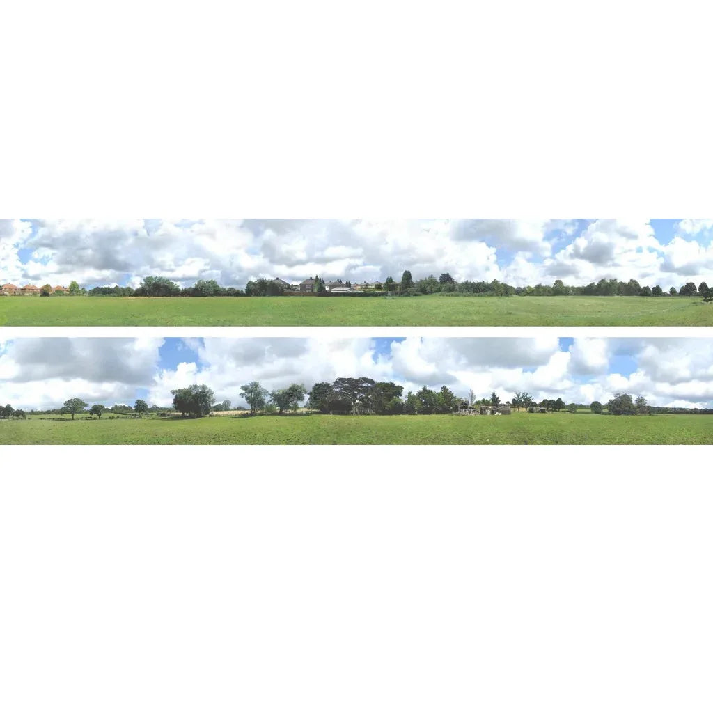 Backscenes Scenic Backgrounds - Into The Town Model Railway