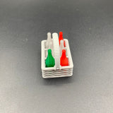 Miniature Wine Bottles & Wicker Caddy