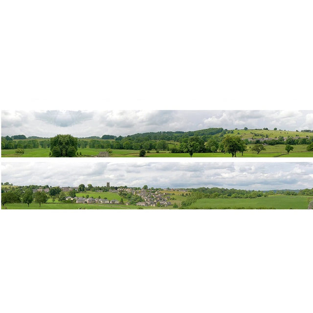 Backscenes Scenic Backgrounds - Village model railway